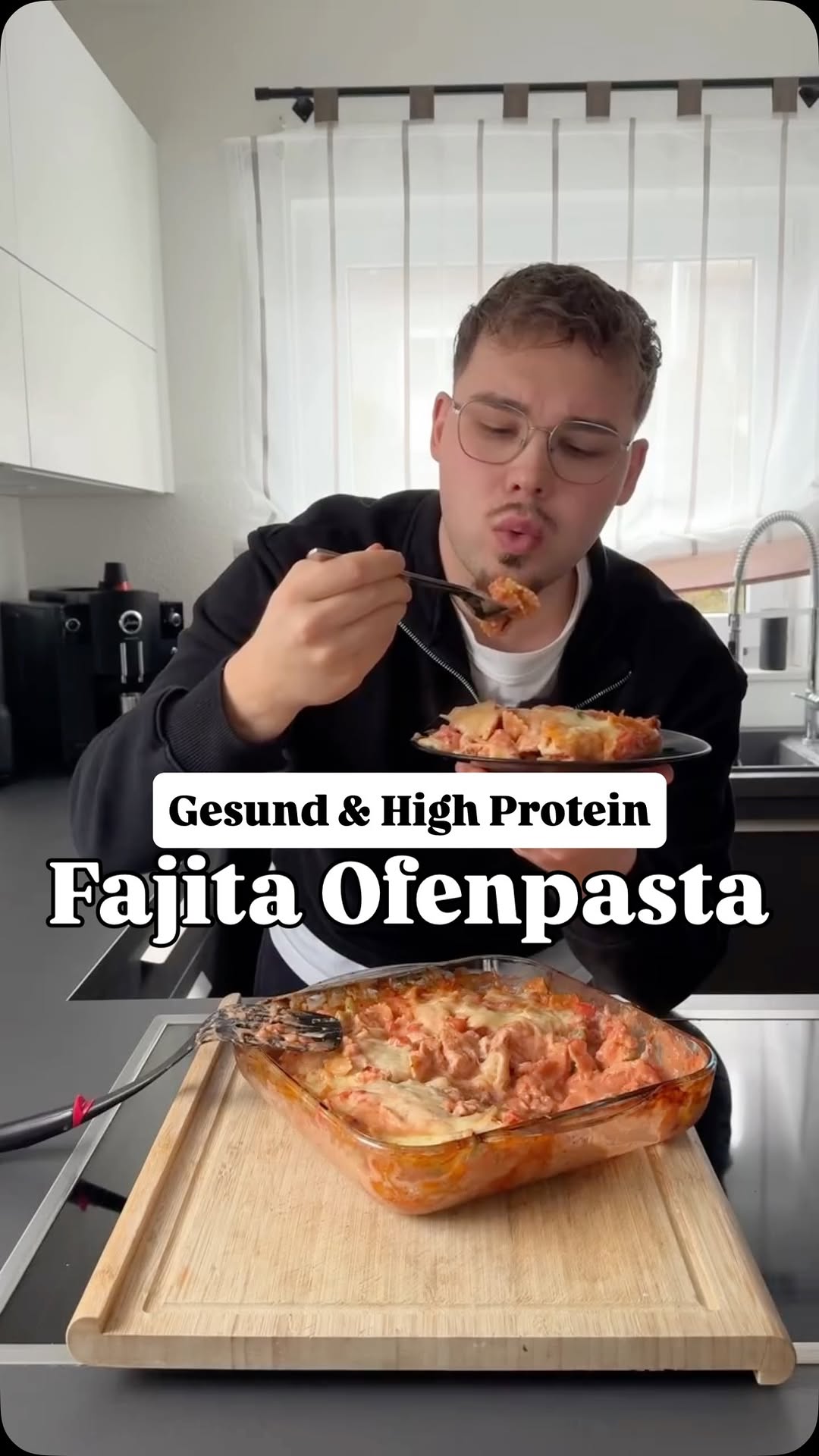 High Protein Chicken Fajita Pasta Onepot