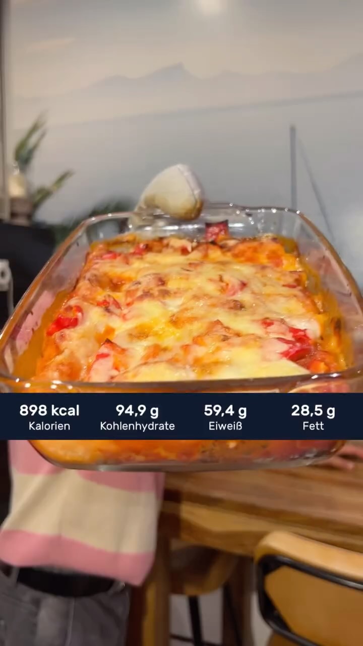Protein Cannelloni Auflauf